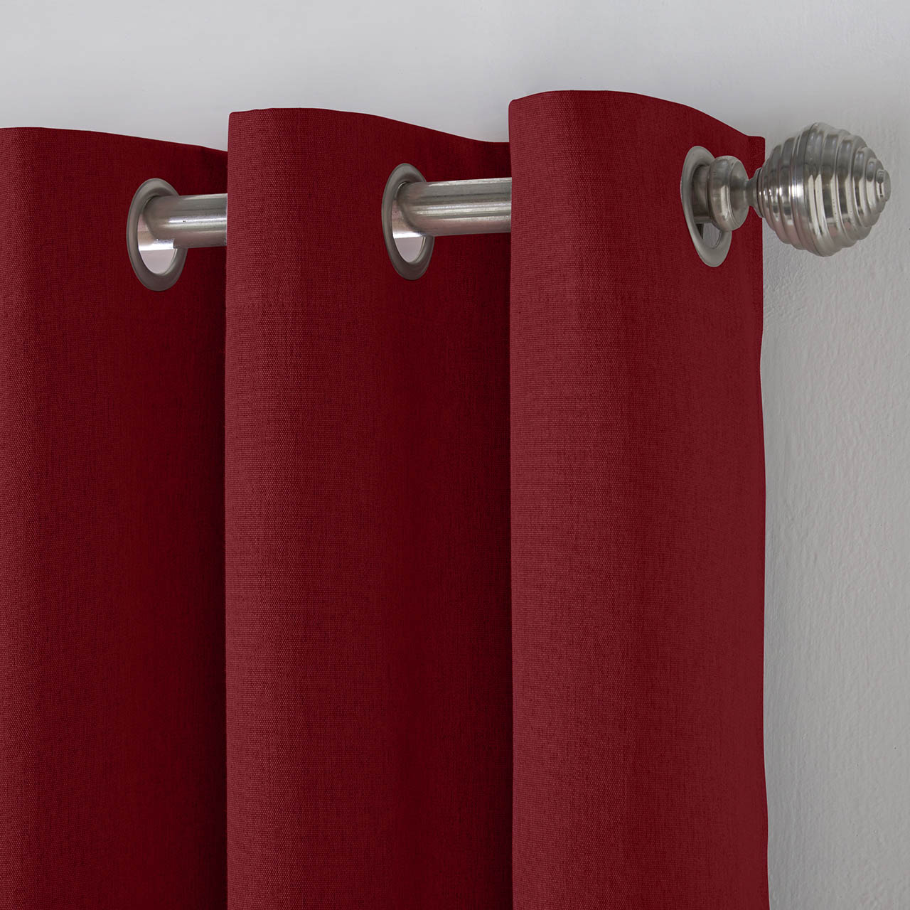 Linen Look Eyelet Blackout Curtains