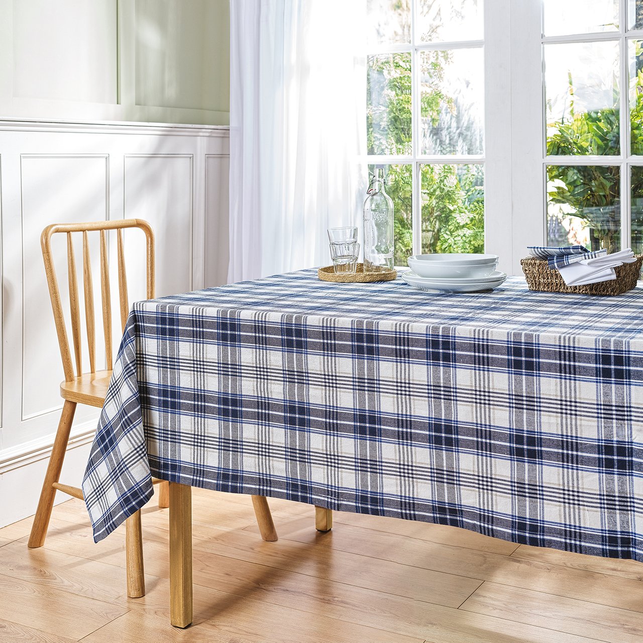 Langley Check Tablecloths