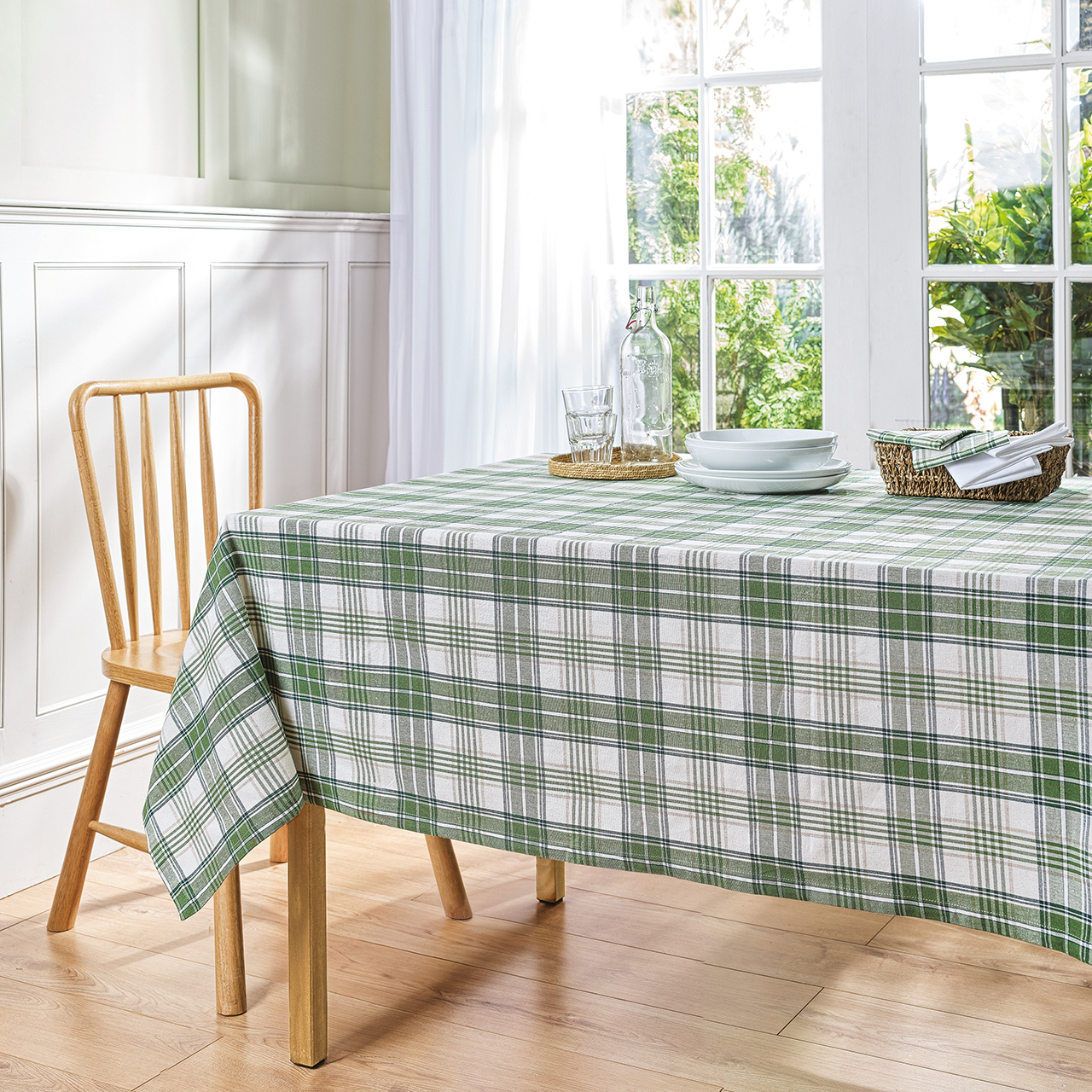 Langley Check Tablecloths