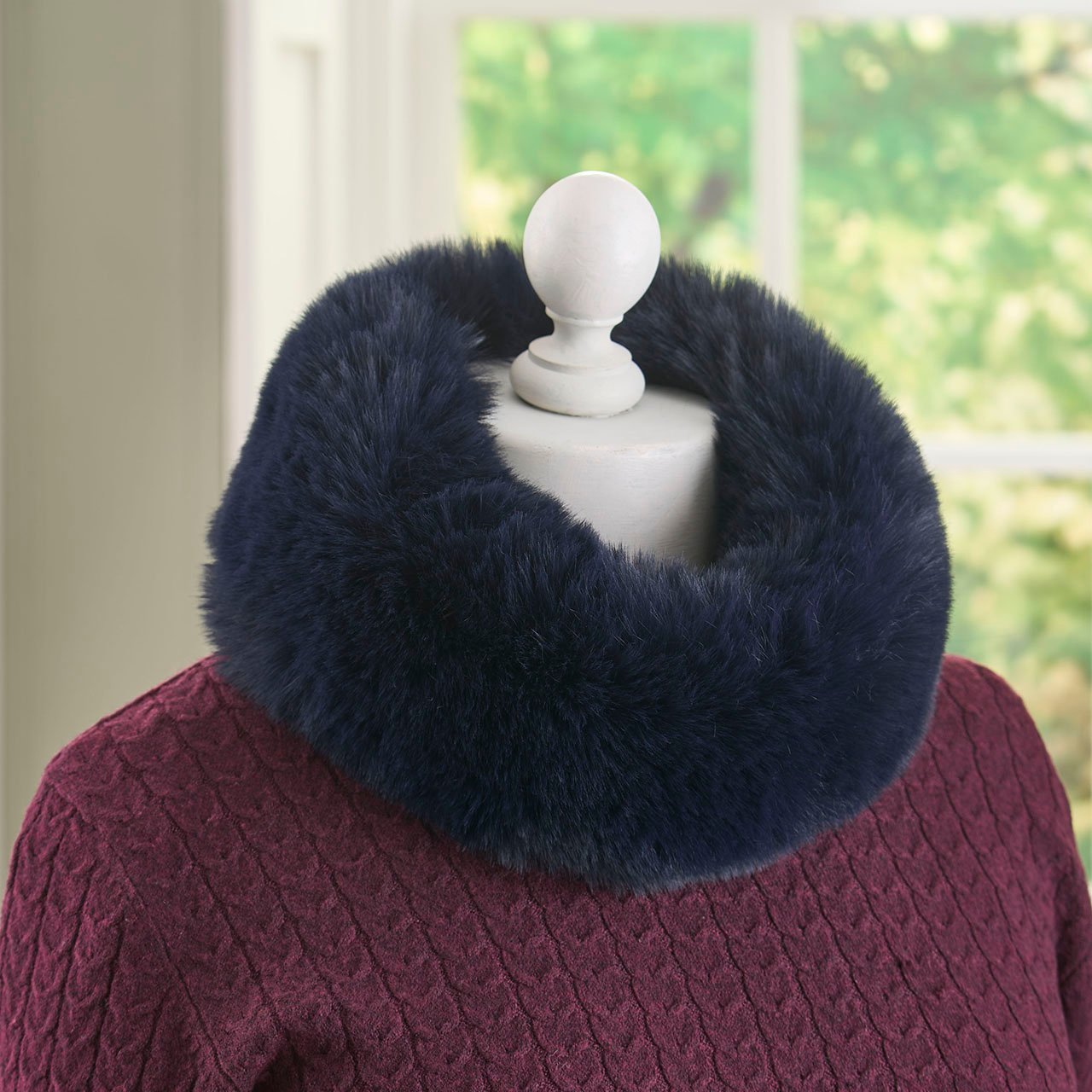 2-in-1 Faux Fur Headband or Snood
