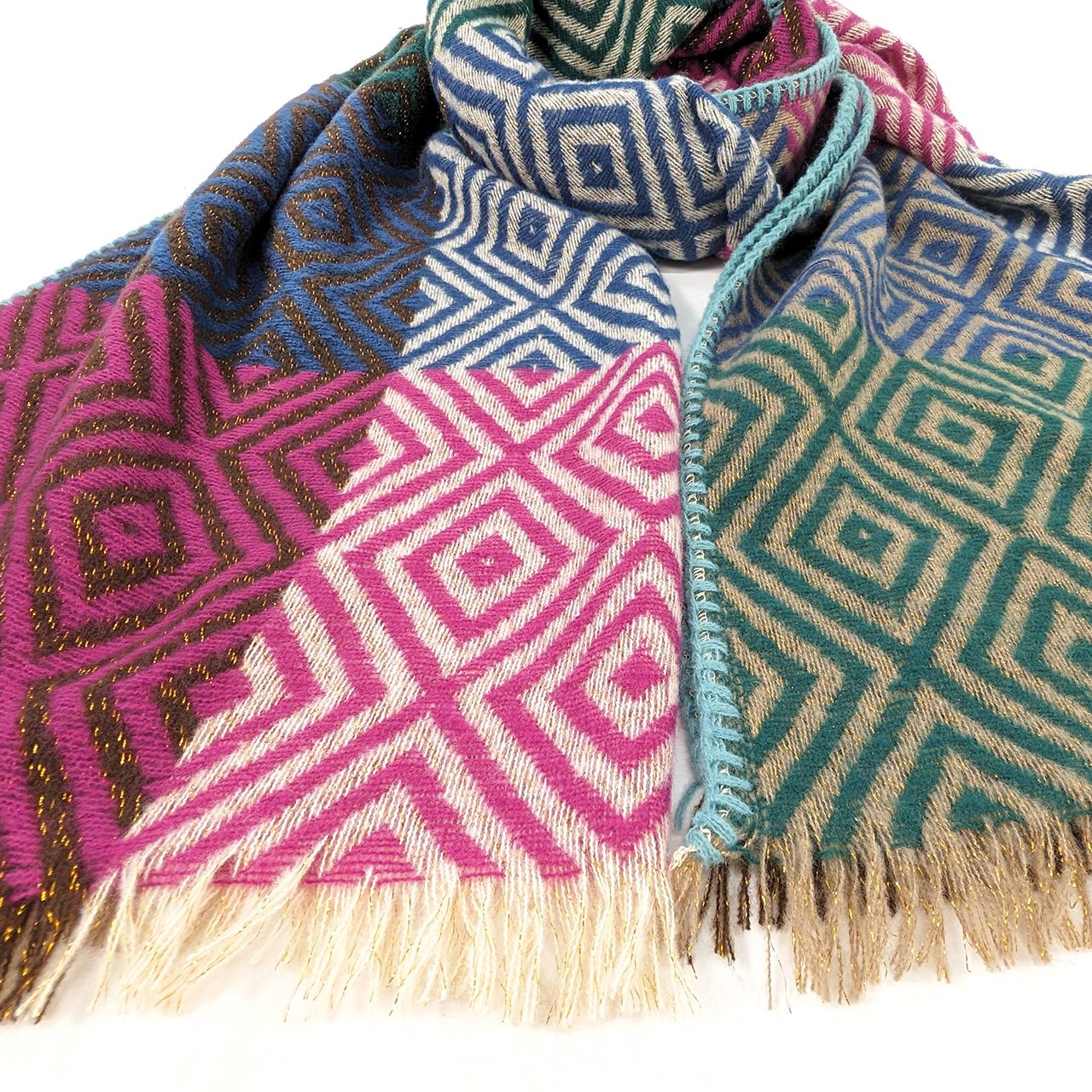 Diamond Weave Scarf or Wrap