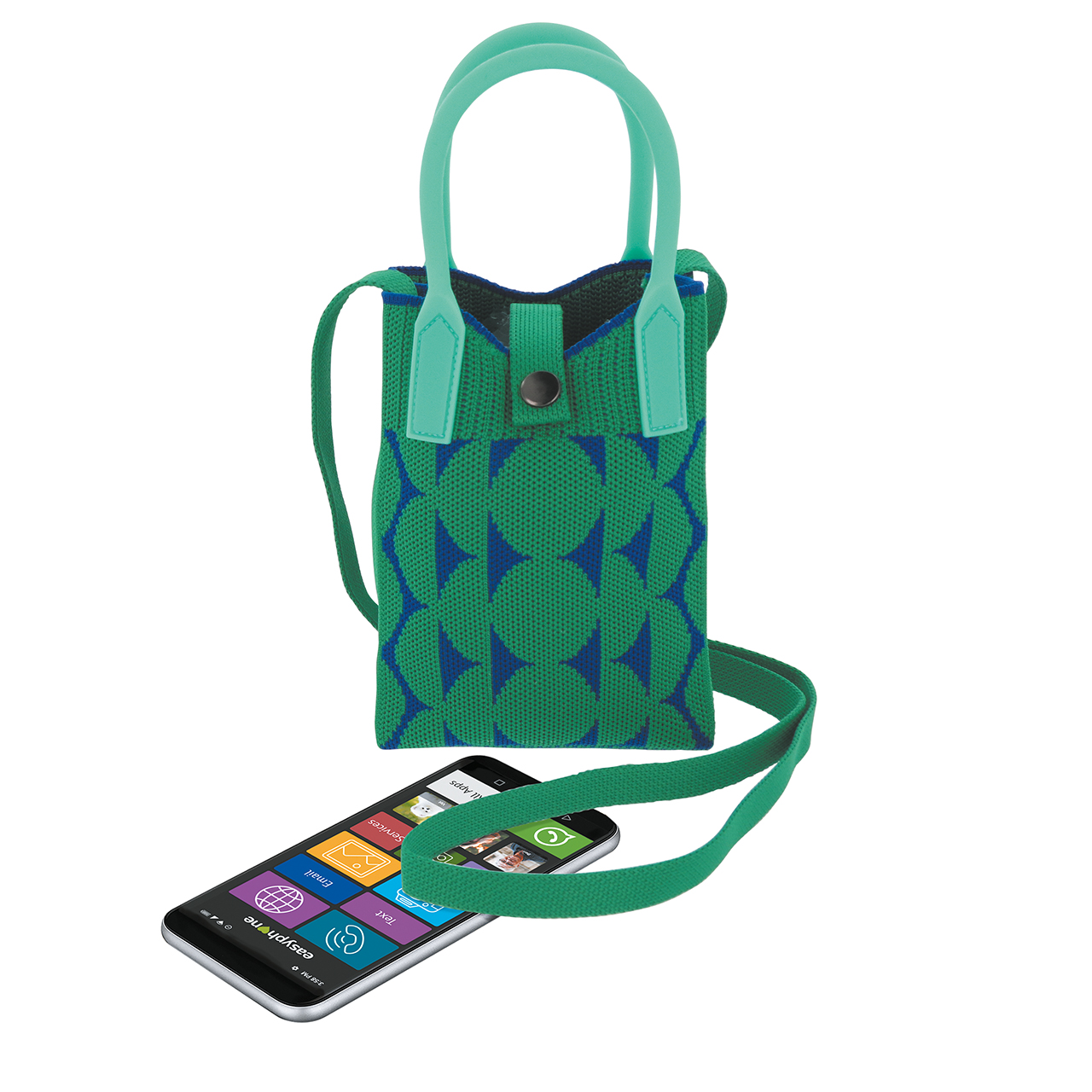 Knitted Cross Body Phone Bag