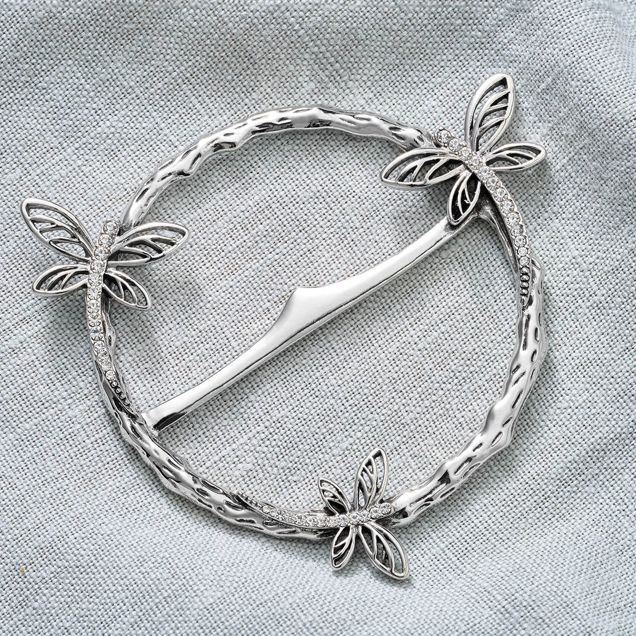 Dragonfly Scarf Ring