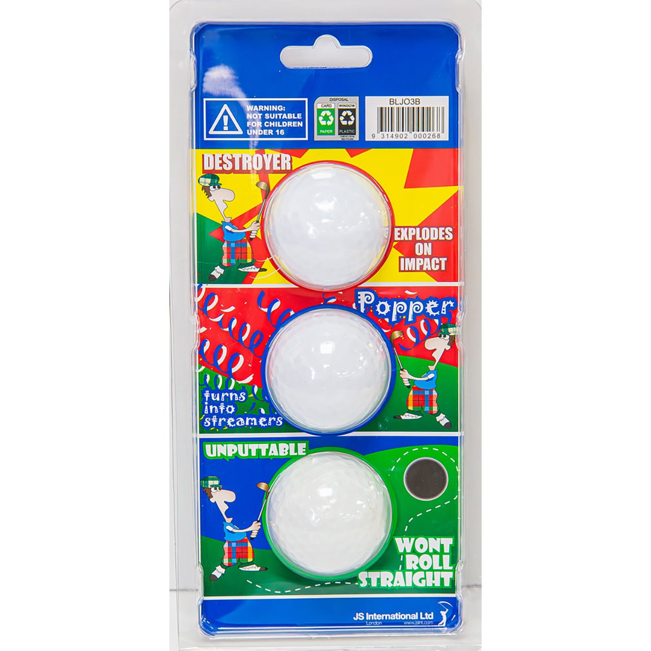 Joke Golf Balls