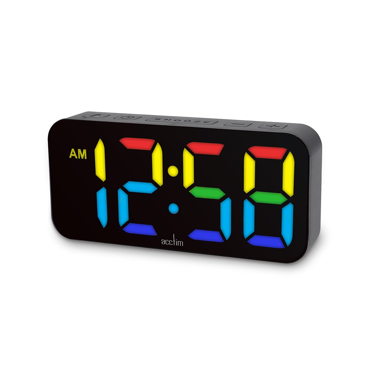 Multi-Coloured LED Alarm Clock