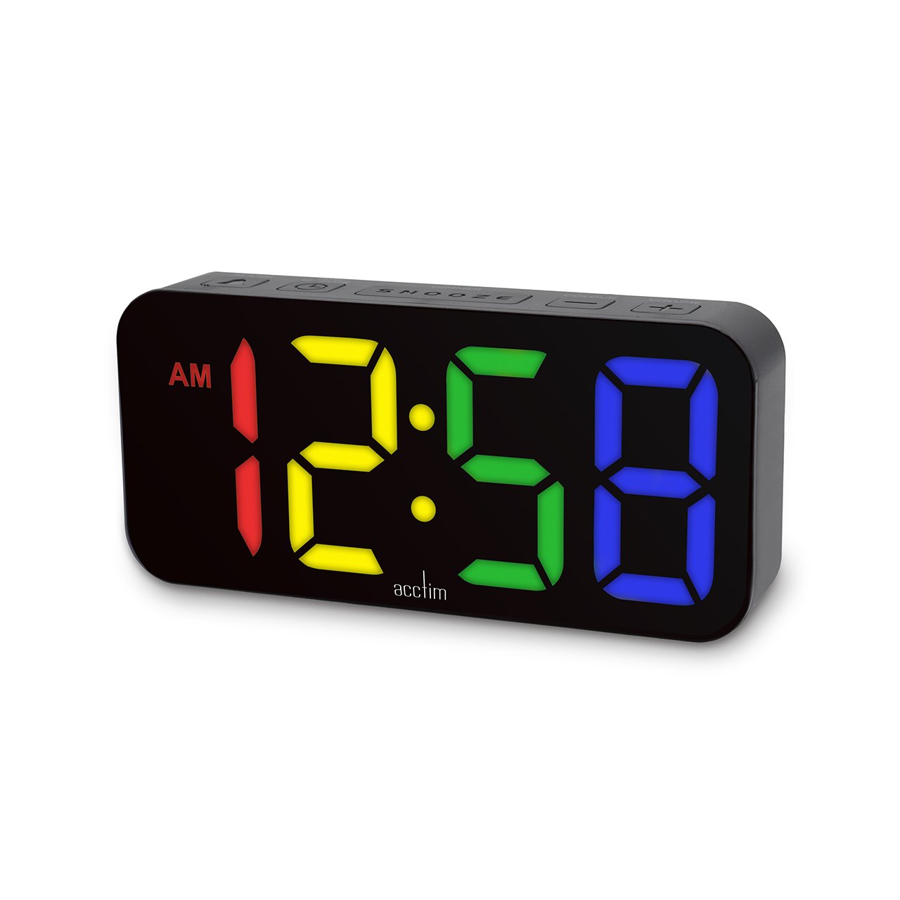 Multi-Coloured LED Alarm Clock