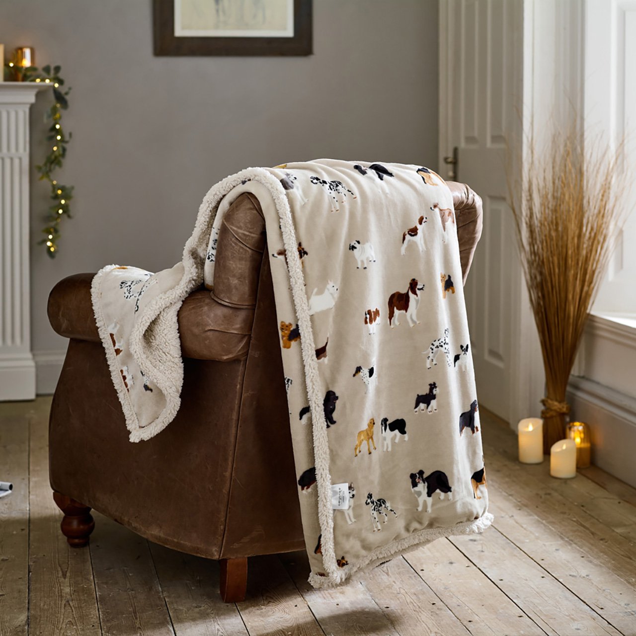 Dog Sherpa Throw