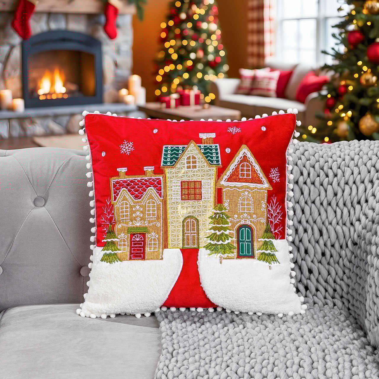 Winter Scene Cushion