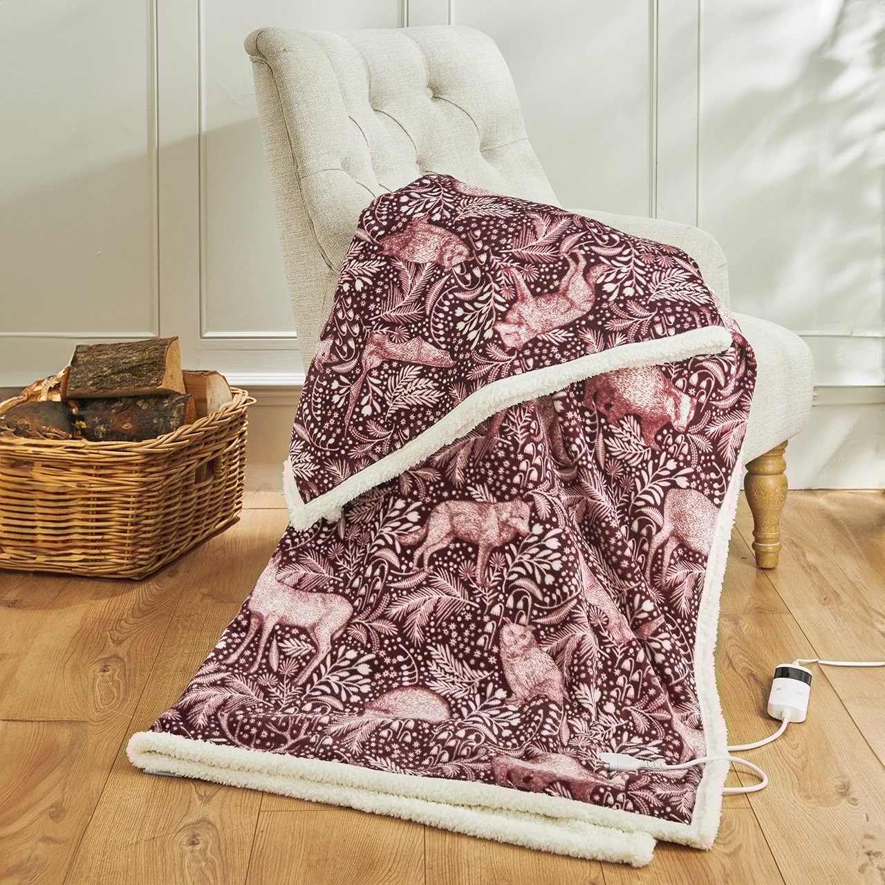 Woodland Heated Throw