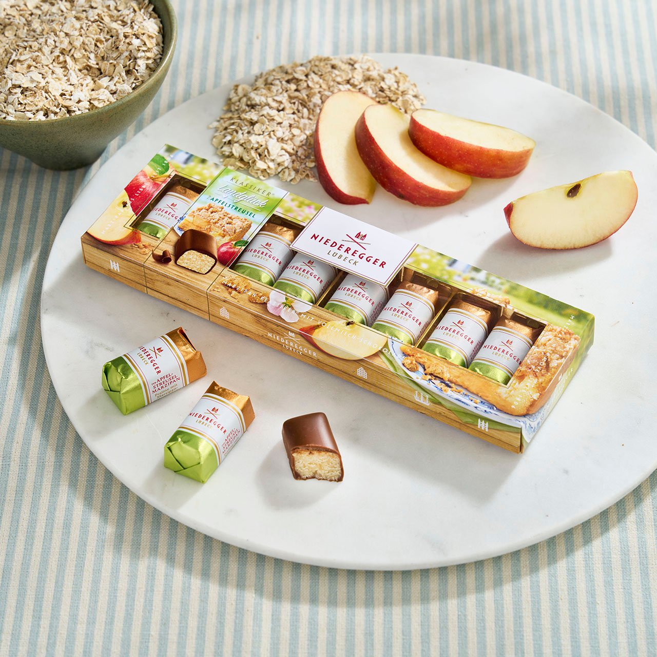 Apple Crumble Mini Marzipan Loaves
