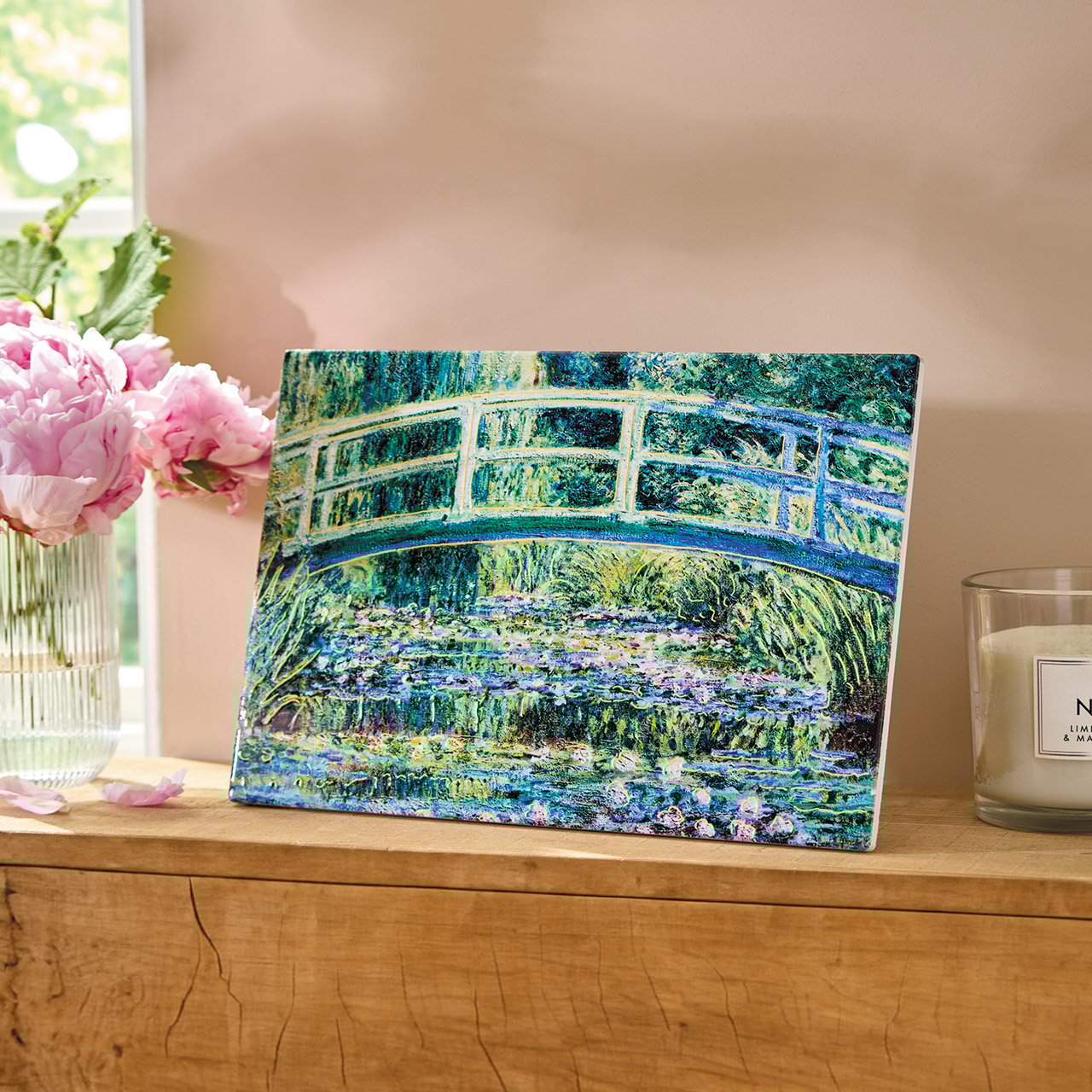 Monet's Bridge Impressionist Style
