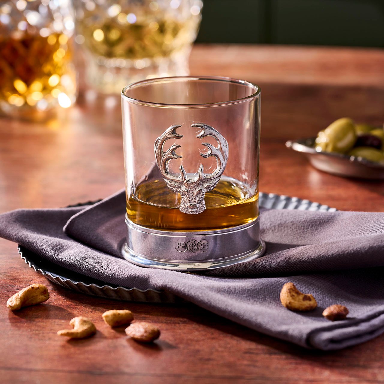 Pewter Mounted Tumbler