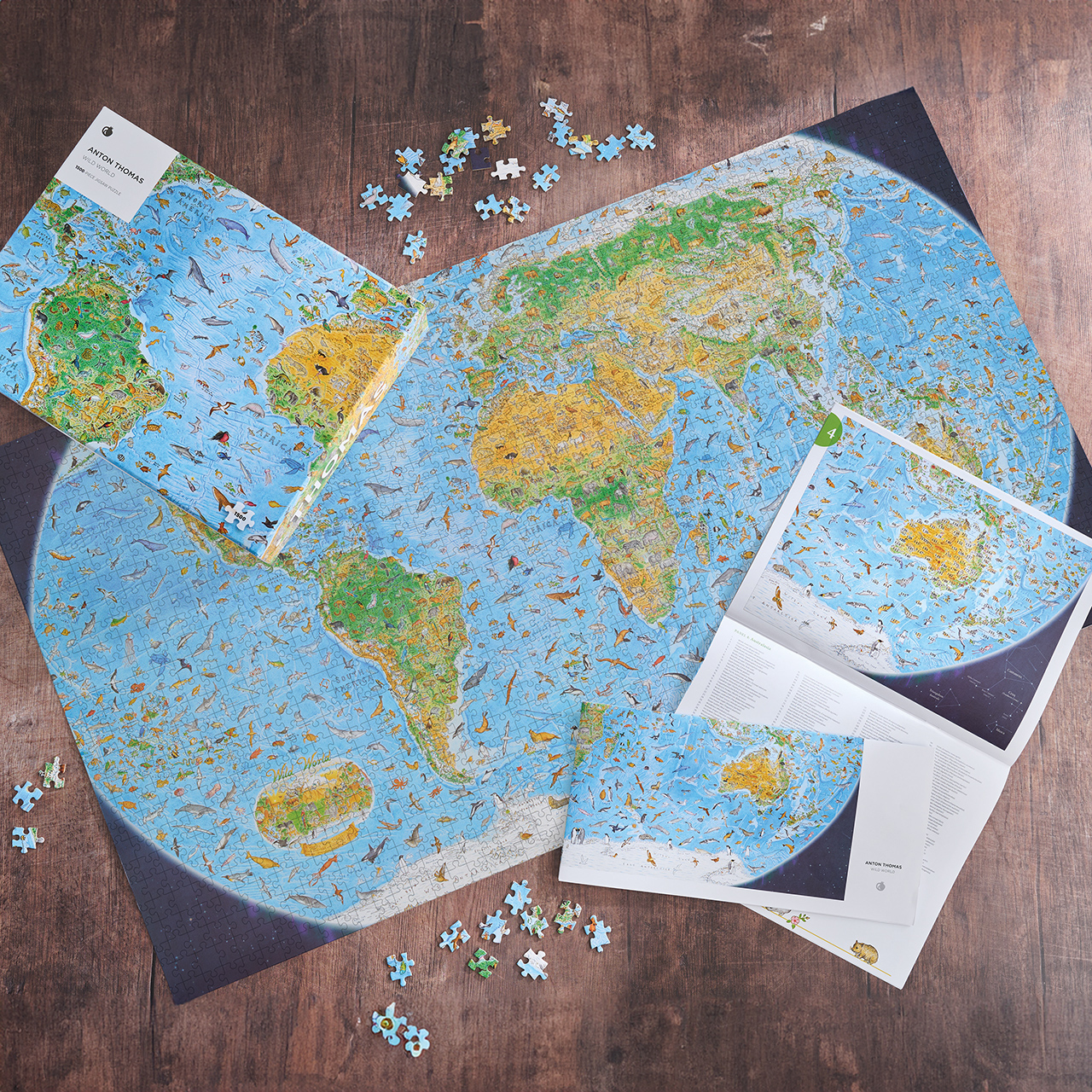 World Map 1500 Piece Jigsaw Puzzle