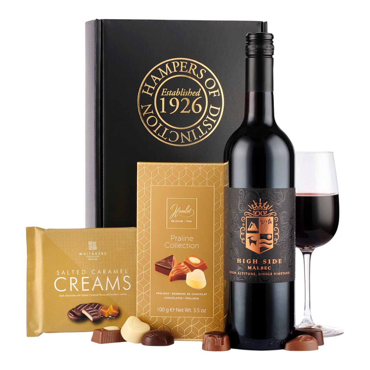 Red Wine and Chocolate Hamper