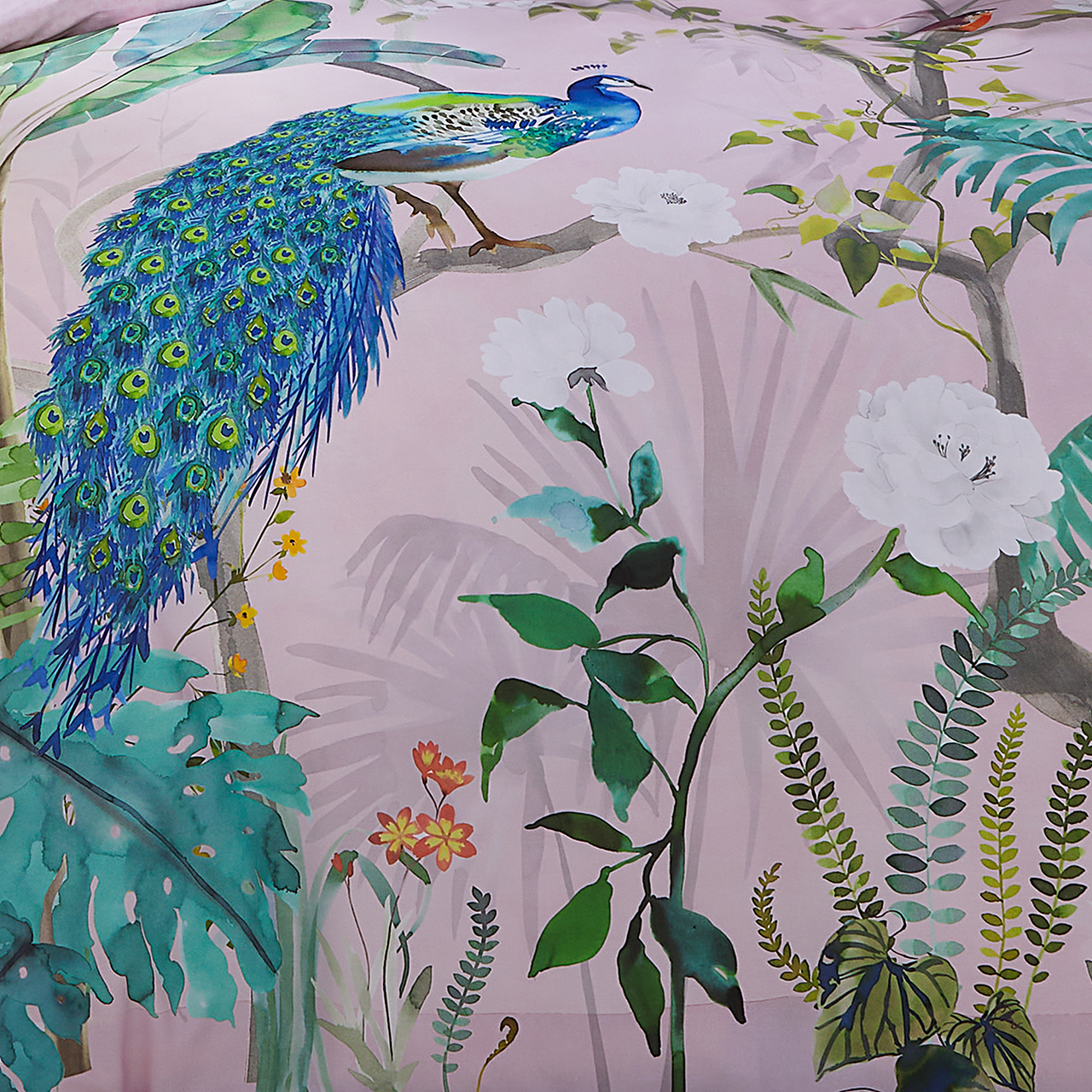 Peacock Jungle Duvet Cover Set