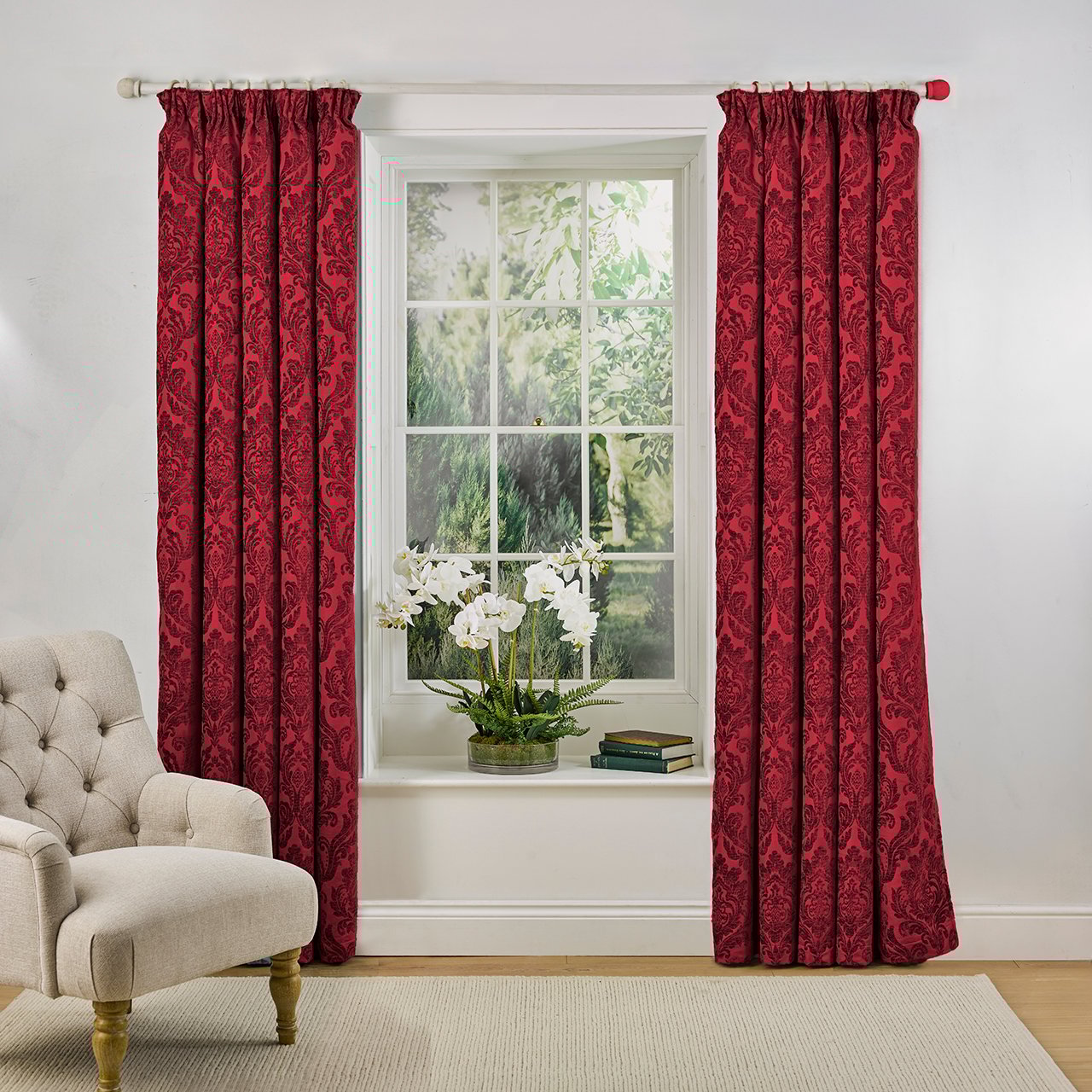 Damask Curtains