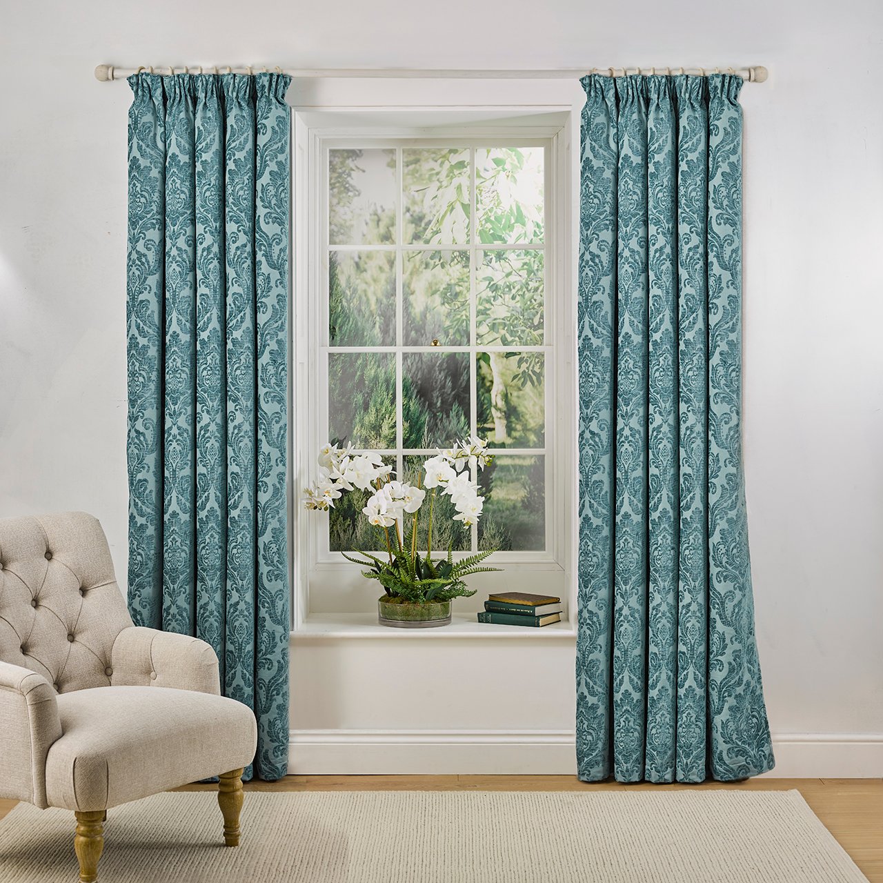 Damask Curtains