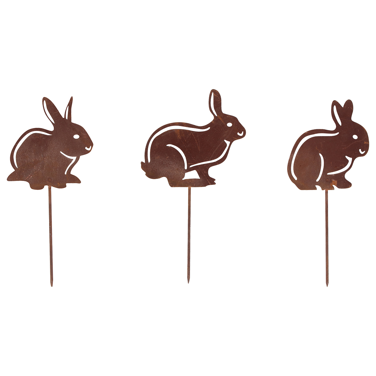 Hare and Leverets Silhouettes