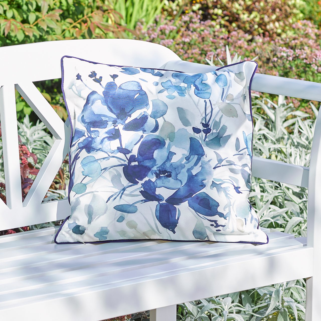 Watercolour Outdoor Cushion