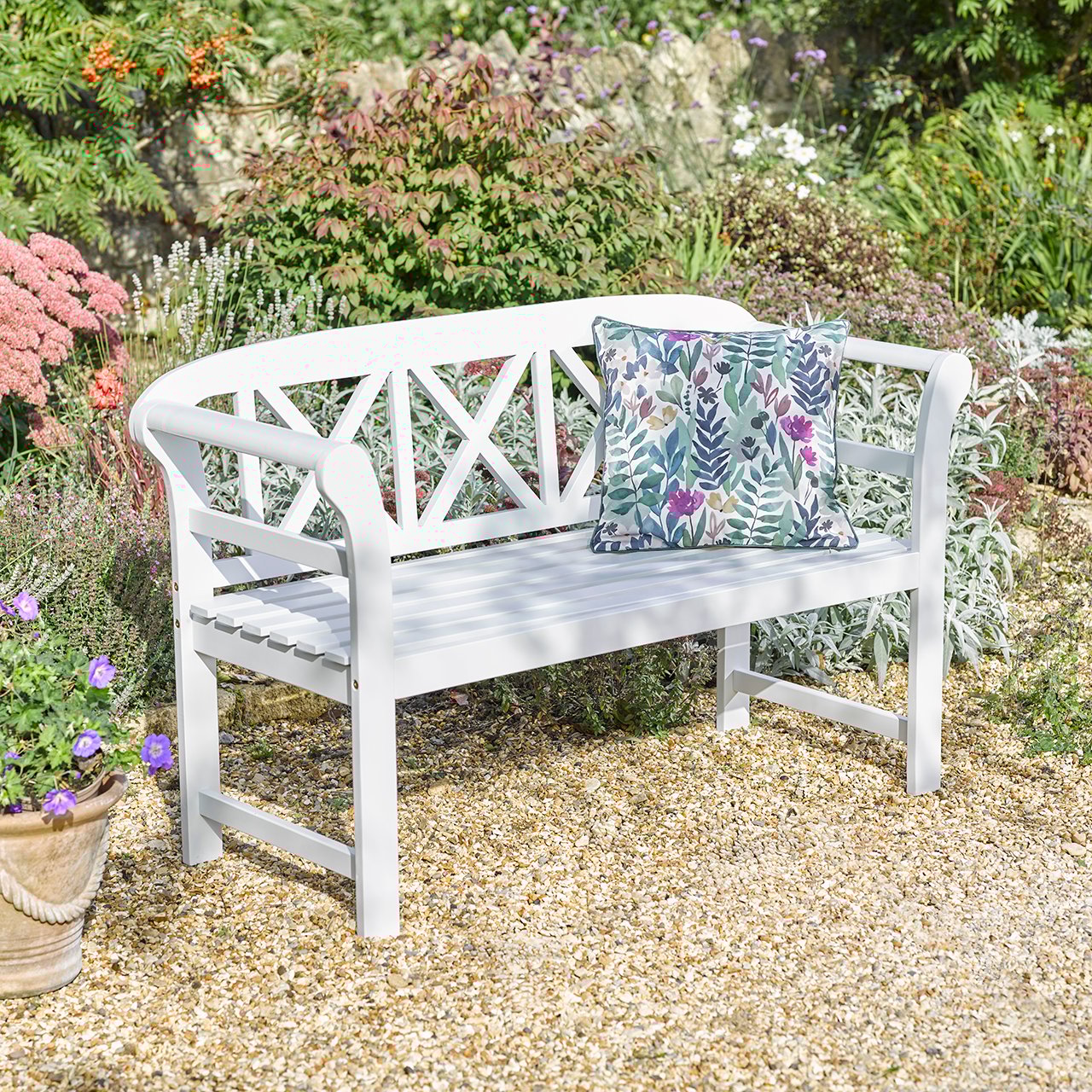 Watercolour Outdoor Cushion