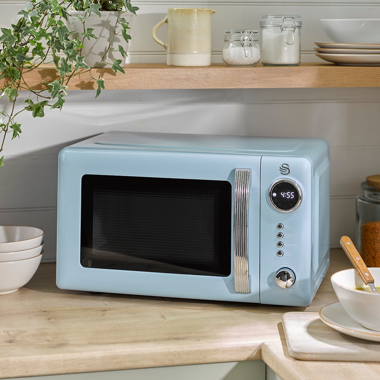 Retro Digital Microwave 20L