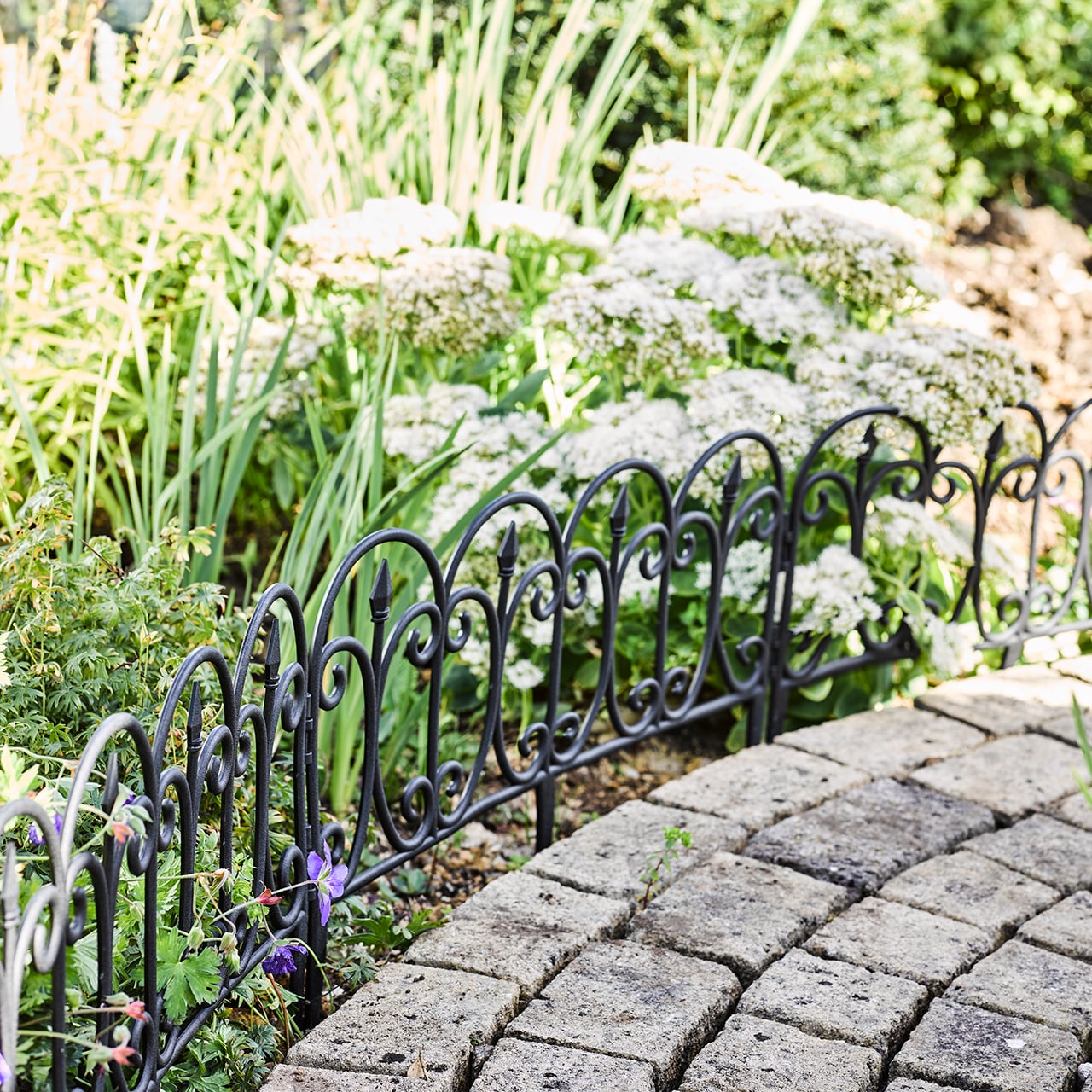 Wrought Iron Effect Garden Edging