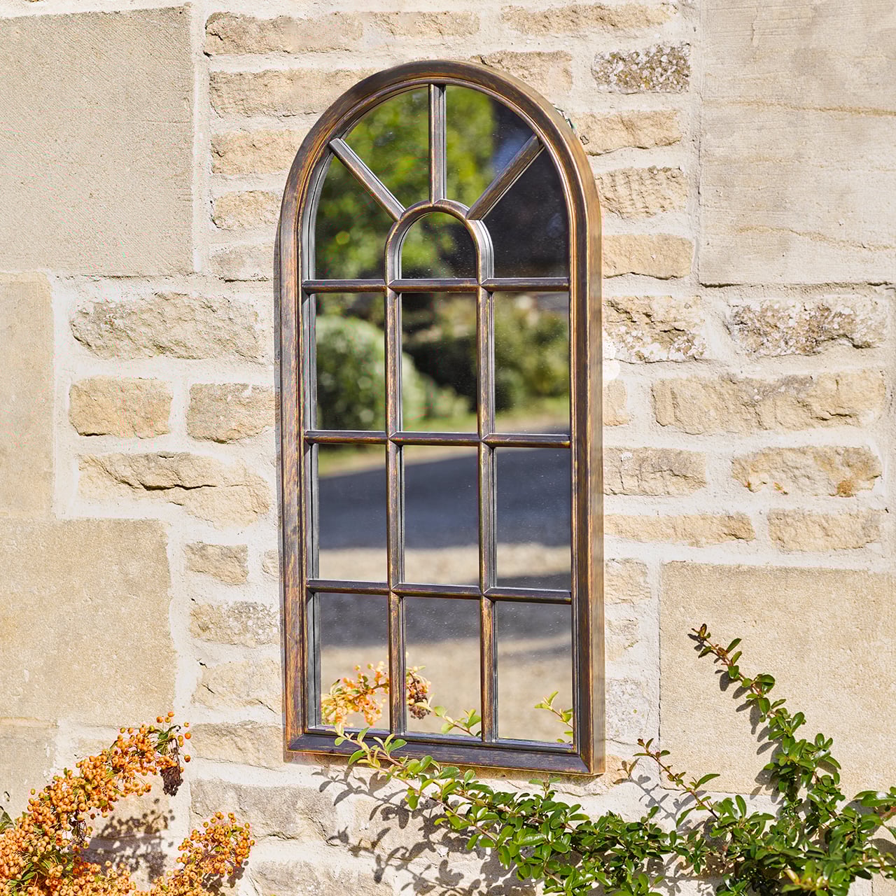 Outdoor Arched Mirror