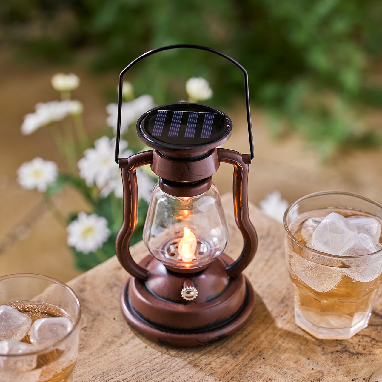 Solar LED Vintage Lantern