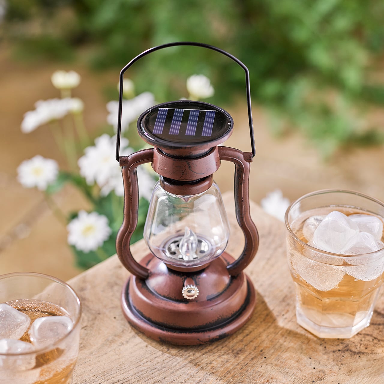 Solar LED Vintage Lantern
