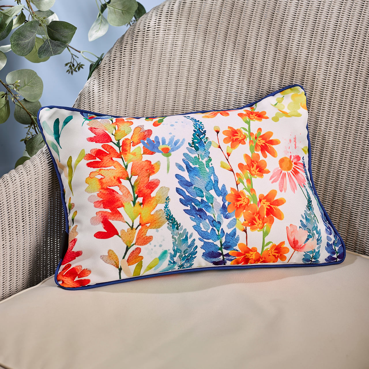 Vibrant Summer Outdoor Cushion