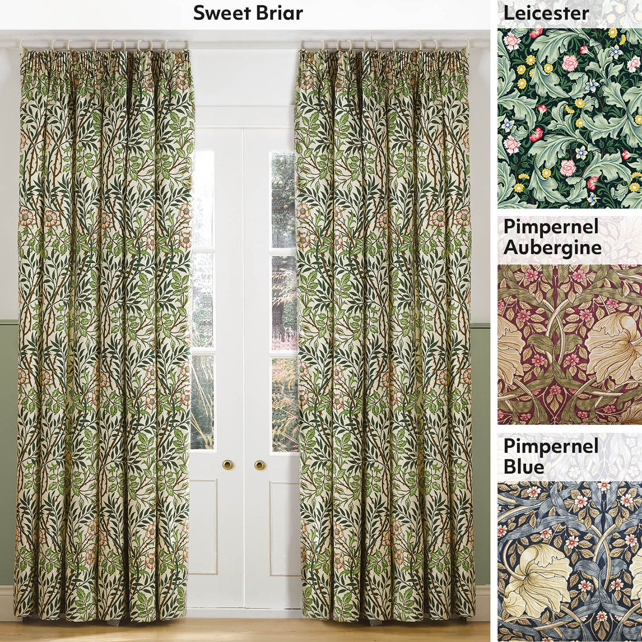 William Morris Ready Made Curtains Home Collection