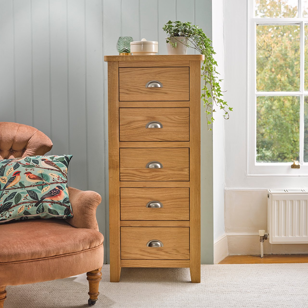 Charlton 5-Drawer Narrow Chest