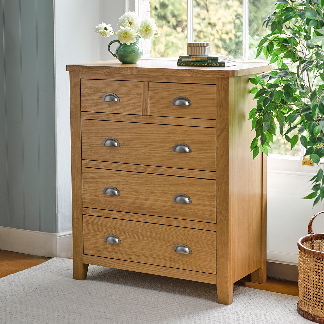 Charlton 5-Drawer Tall Chest