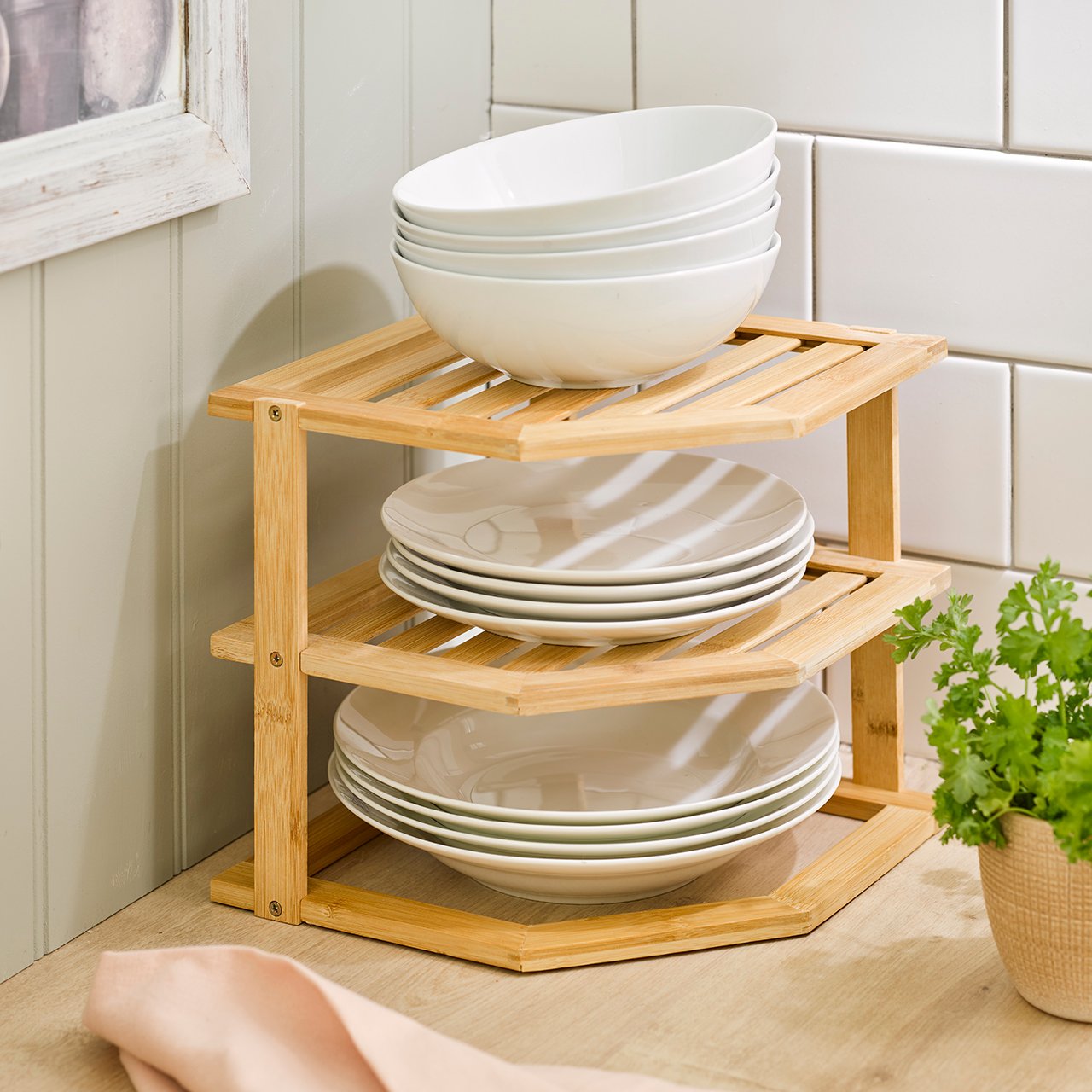 3-Tier Kitchen Corner Shelf