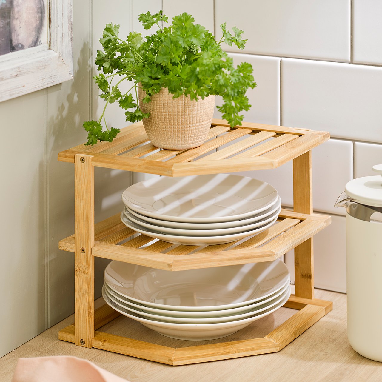3-Tier Kitchen Corner Shelf