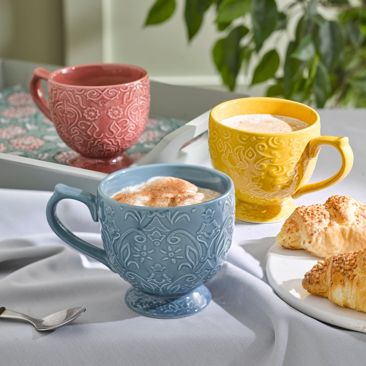 Large Footed Mugs
