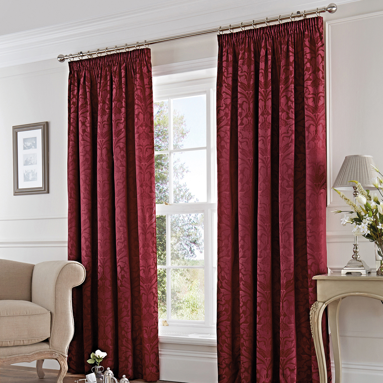 Damask Curtains