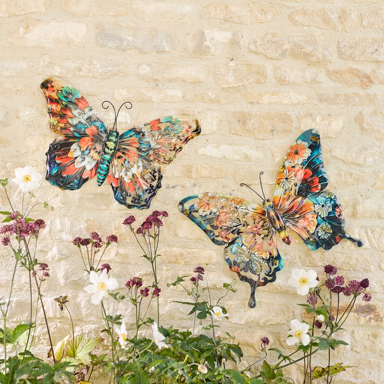 Metal Butterfly Wall Decoration