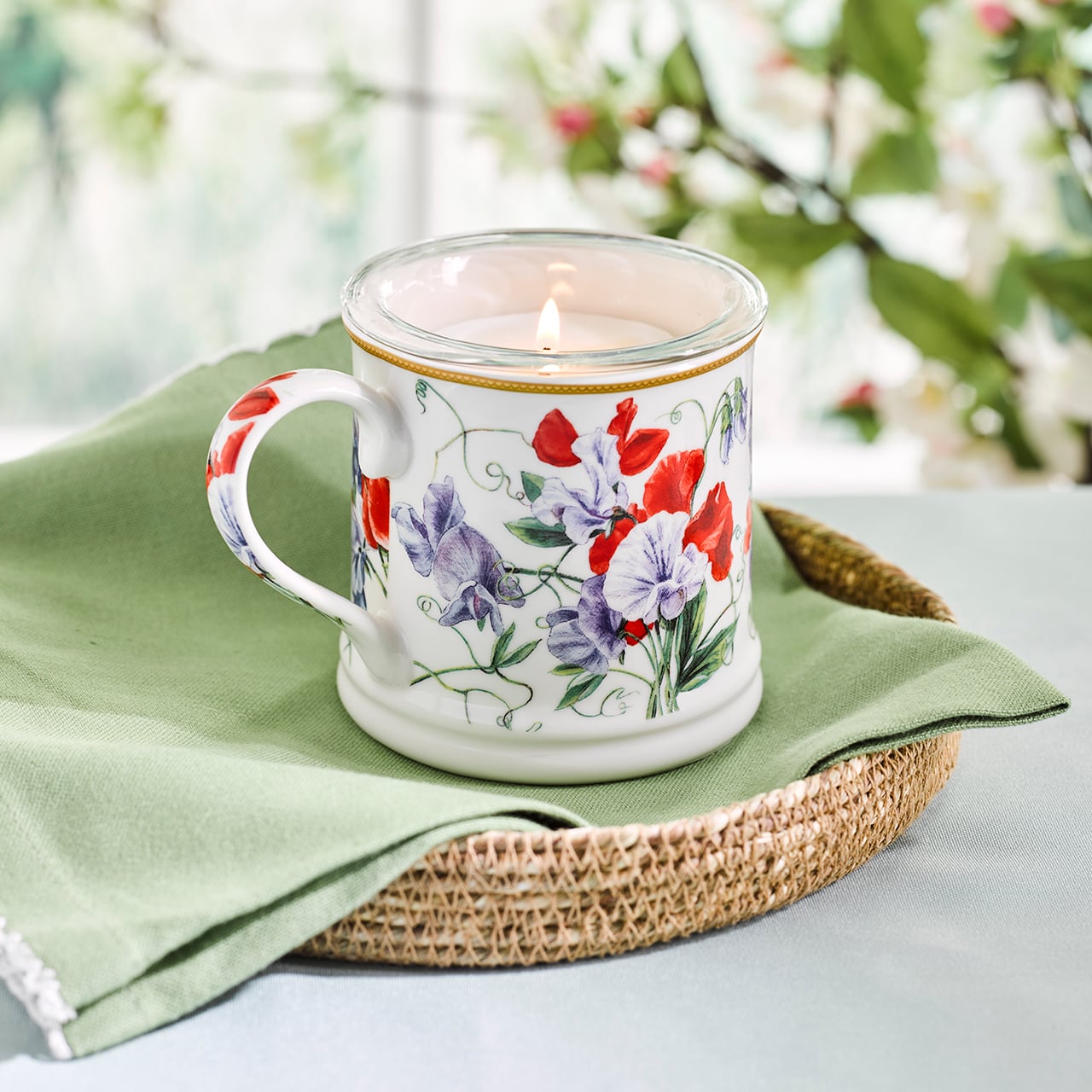 Flower Mug Candle