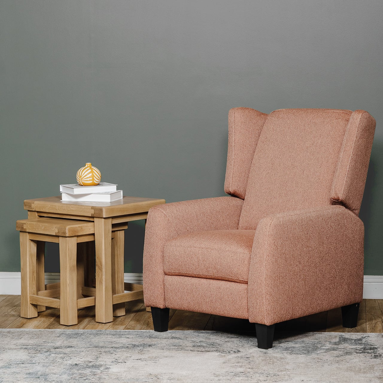 Terracotta Kirkham Pushback Recliner