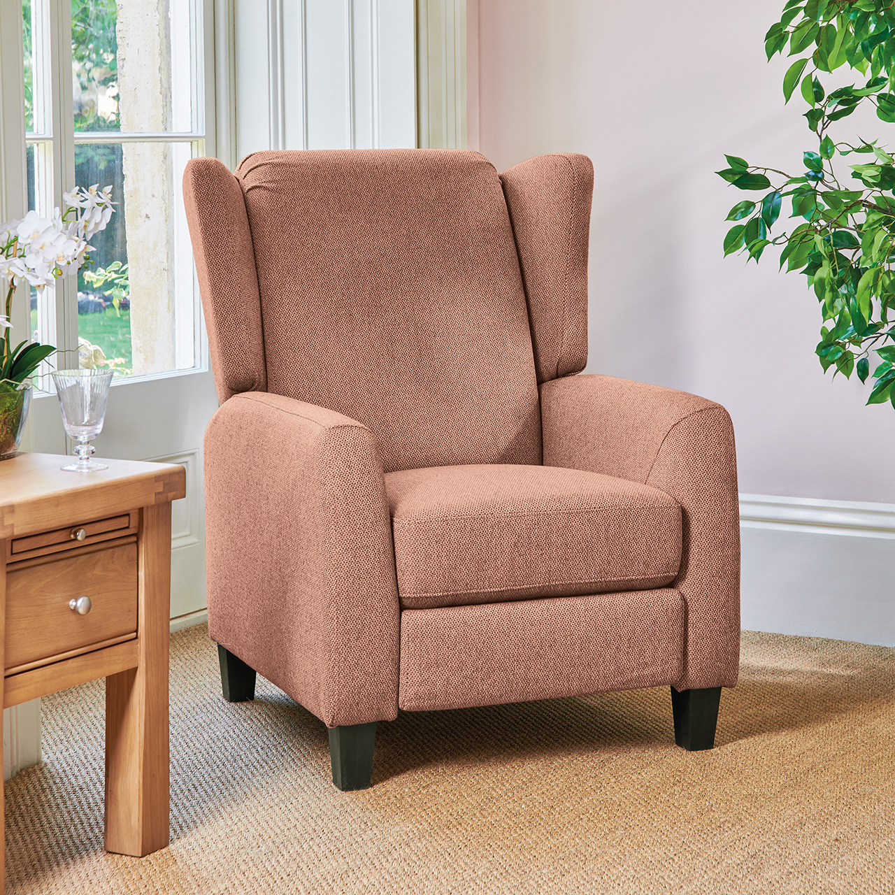 Terracotta Kirkham Pushback Recliner