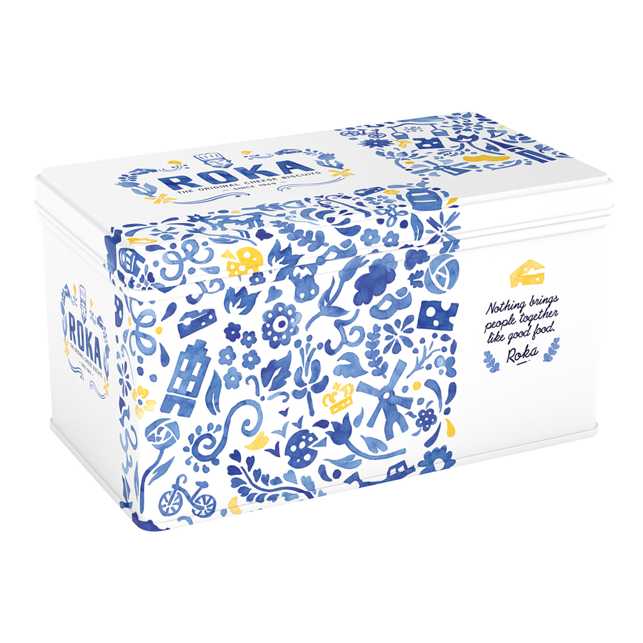 Gouda Cheese Crispies in a Large Tin