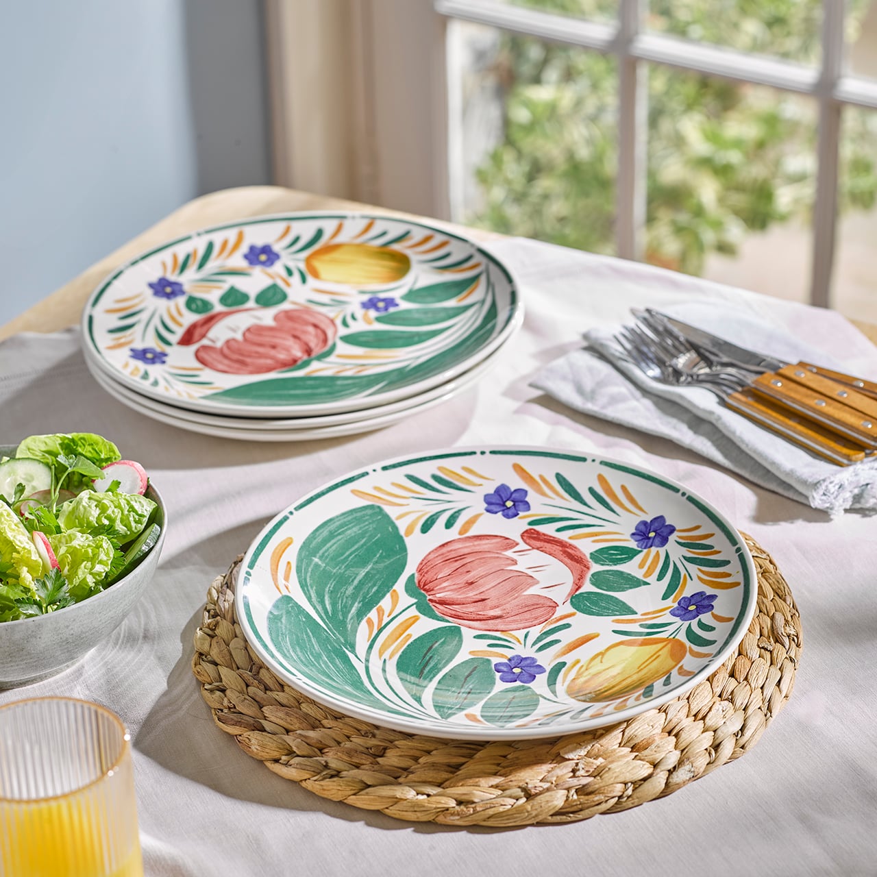 Set of 4 Wade Capri Dinner Plates