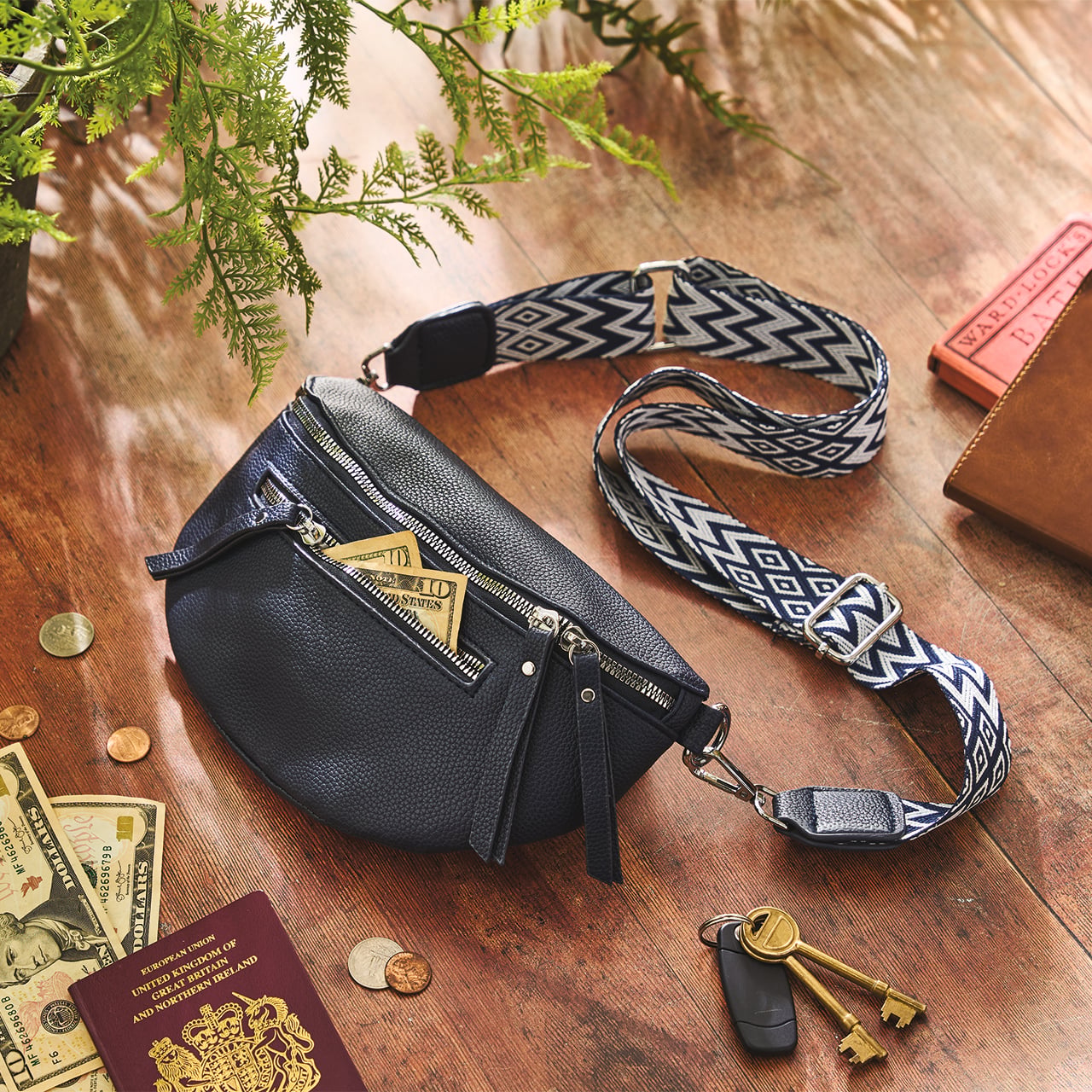 Cross Body Zipped Bag
