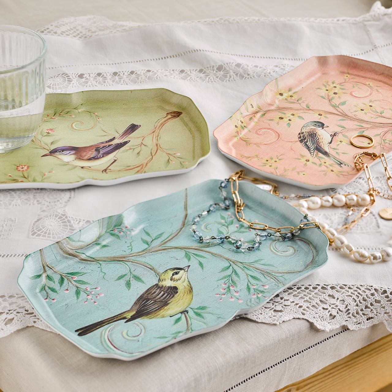 Bird Trays Set