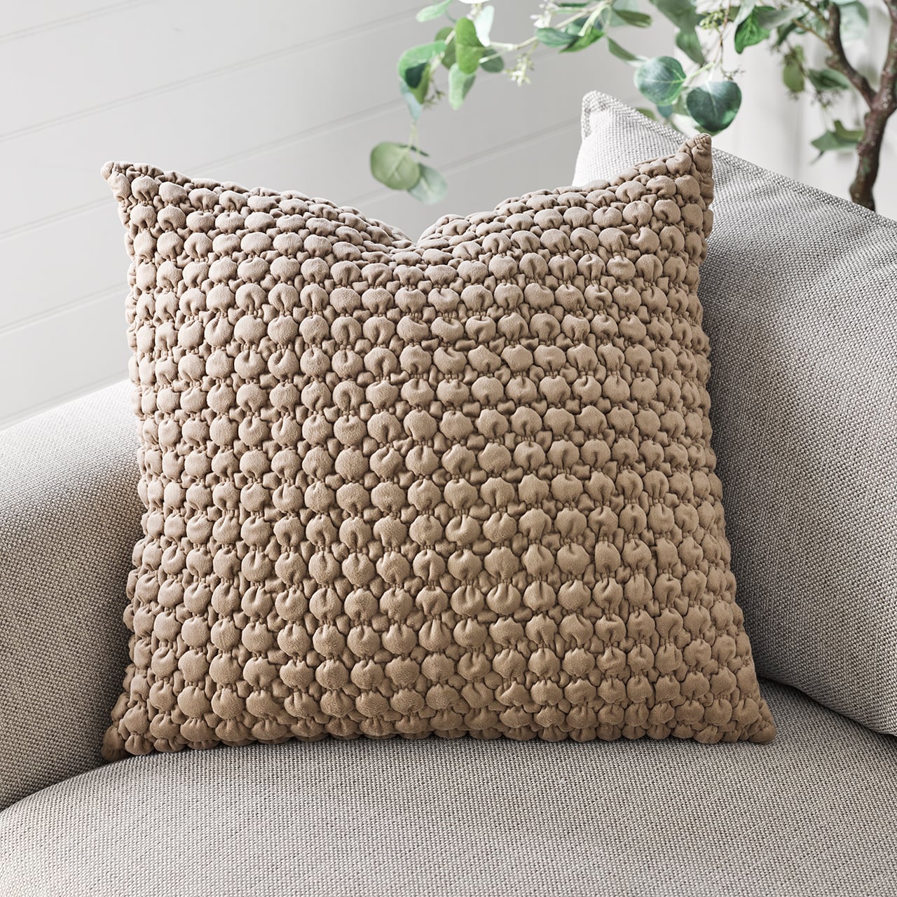 Textured Bobble Cushion
