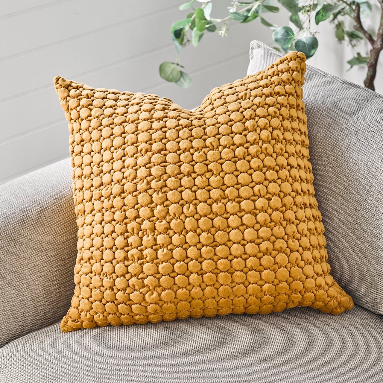Textured Bobble Cushion
