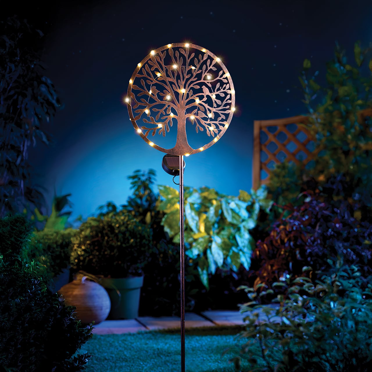 Tree of Life Solar Stake