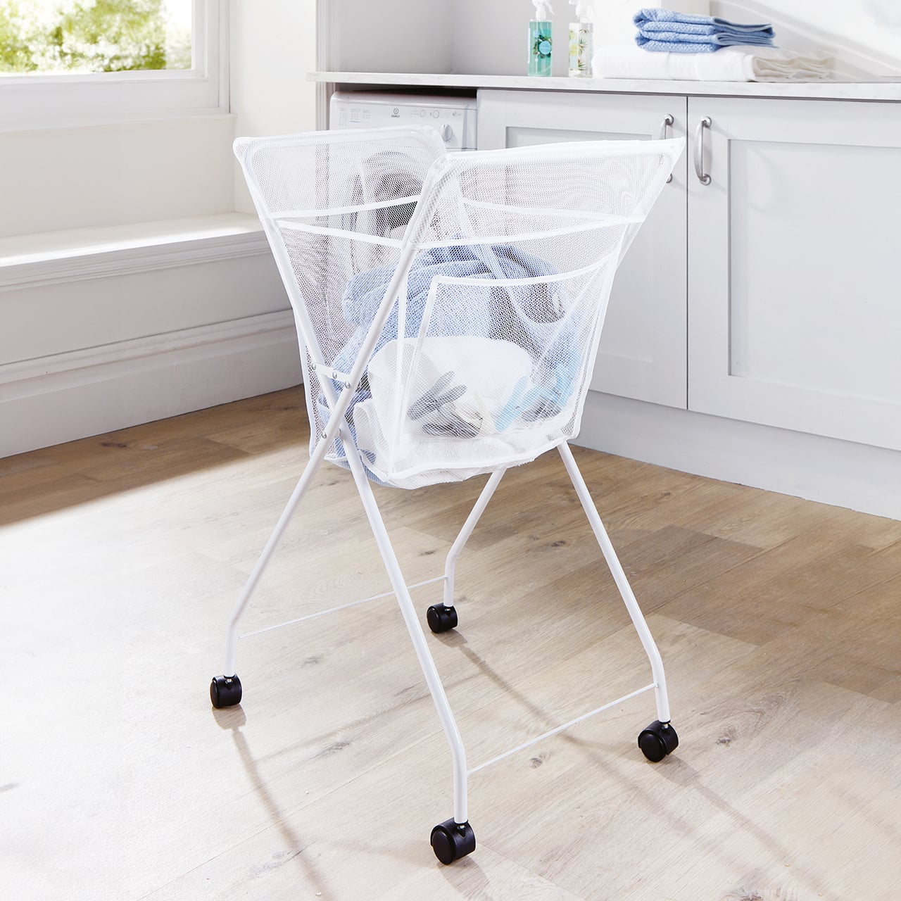 No Bend Laundry Trolley