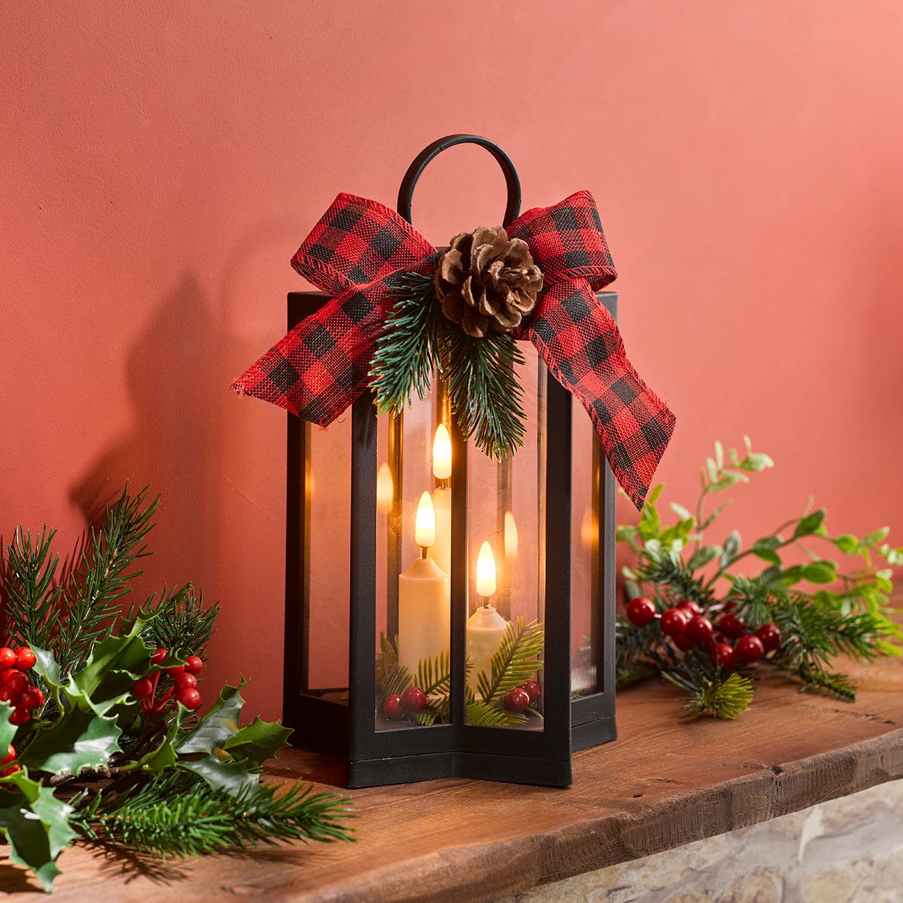 Star Lantern with LED Candles